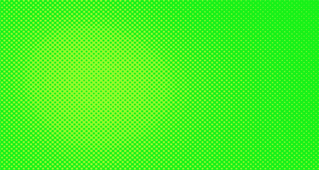 Green yellow pop art background abstract vector comics style blank layout template with clouds beams and isolated dots pattern. For sale banner for your designe 1960s. with copy space eps10