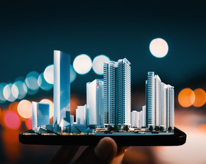 A city in a mobile phone!