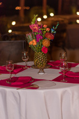 festive table setting