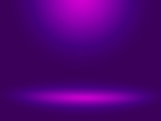 Fototapeta premium Blue and purple background. Elegant and beautiful studio background.