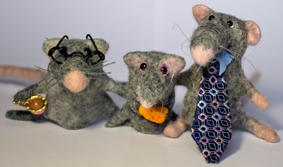  New Year's mouse - a symbol of the coming year