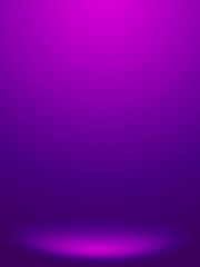 Fototapeta premium Blue and purple background. Elegant and beautiful studio background.