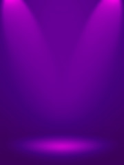 Blue and purple background. Elegant and beautiful studio background.