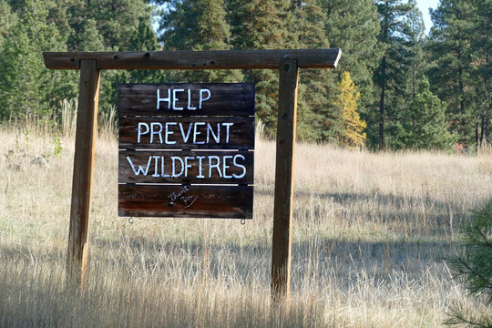 Help Prevent Forest Fires Sign