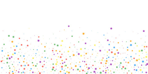 Festive confetti. Celebration stars. Joyous stars 