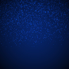 Magic stars Christmas background. Subtle flying sn