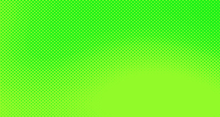 Green yellow pop art background abstract vector comics style blank layout template with clouds beams and isolated dots pattern. For sale banner for your designe 1960s. with copy space eps10