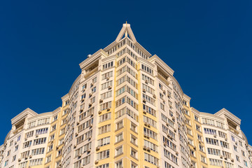 Fototapeta premium High rise residential blocks in city of Odessa