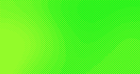 Green yellow pop art background abstract vector comics style blank layout template with clouds beams and isolated dots pattern. For sale banner for your designe 1960s. with copy space eps10