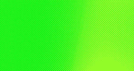 Obraz premium Green yellow pop art background abstract vector comics style blank layout template with clouds beams and isolated dots pattern. For sale banner for your designe 1960s. with copy space eps10