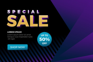 Purple Special Sale Design for business 