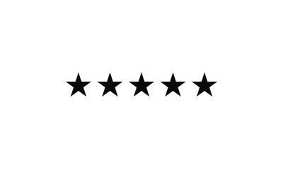 star icon, rating review symbol