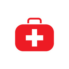 first aid box icon logo collection