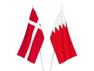 Bahrain and Denmark flags