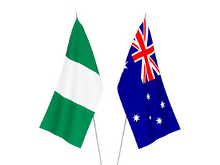 Australia and Nigeria flags