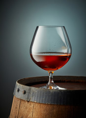 glass of cognac