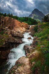 Swiftcurrent Falls at Many Glacier, Glacier National Park