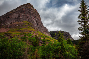Many Glacier Hiking Trail Scenics, Glacier National Park