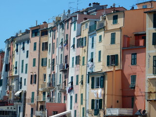 Naklejka premium the old fishing village of Portovenere, La Spezia province, Liguria, Italy