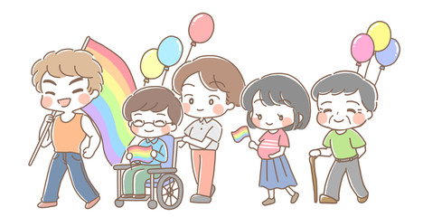 プライドパレード・集合3