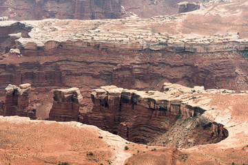landscape in canyonlands National park in the united states of america
