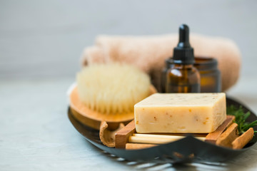 Spa still life setting