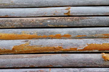 beautiful background of Dried bamboo wall