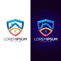 Home Insurance Logo Design Vector Template