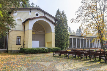 Duszniki Zdroj, polish spa - concert shell in Spa Park