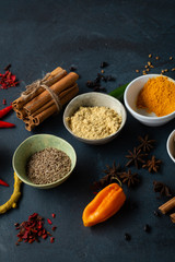 Fresh and colorful spice and seasoning mix