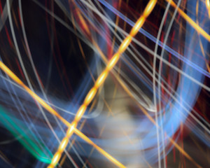 abstract background, dynamic, flow, network, space, discharge, lighting, garland, purple, green, night, Black, rotation, light, fractal, aspiration, luminous lines, cyberspace, cosmic, close-up