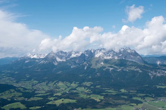 Zeitraffer Wilder Kaiser - Kitzb&uuml;hel / Tirol