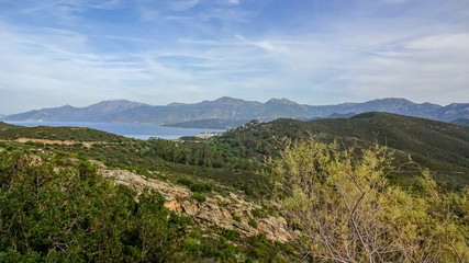 Fototapeta na wymiar Corsica is a beautiful french island in Mediterranean sea