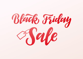 Black friday sale hand drawn lettering