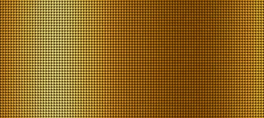 metallic dot art glitter pattern gold foil texture polished glossy abstract background with copy space, metal gradient template for gold border, frame, ribbon design