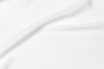 Obraz premium Abstract folds. Delicate silk drapery. White color.