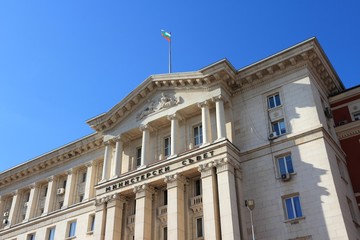 Fototapeta na wymiar Sofia governmental building