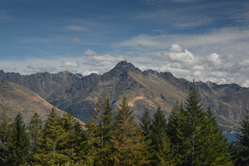 Obraz premium the remarkables mountain range new zealand