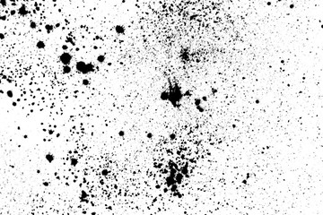 black sand isolated on white background