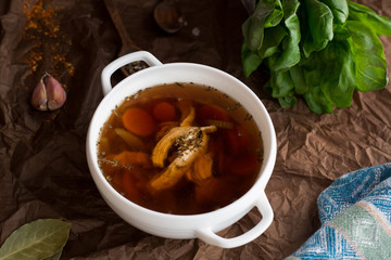 vegetable chicken soup
