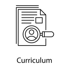 Curriculum Document Vector