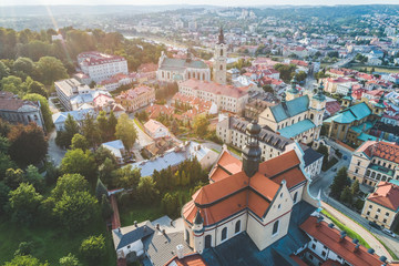 Panorama of Przemyśl aerial view - obrazy, fototapety, plakaty