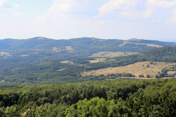 Summer day at Rhon Mountains in Germany