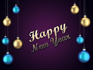 3D Rendering Christmas Card