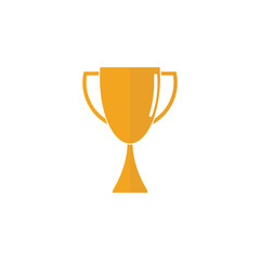 Trophy cup vector icon winner