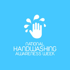 Vector illustration on the theme of National Handwashing awareness week in December.