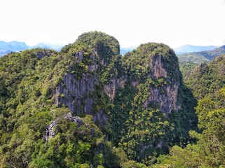 View from the Tiger Cave in Krabi, Thailand