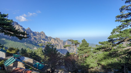 Corsica is a beautiful french island in Mediterranean sea