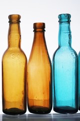 empty beer bottles