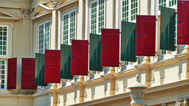 k&ouml;niglicher palast in den haag,  noordeinde palast, amtsitz der niederl&auml;ndischen Monarchie,